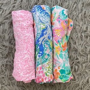 Lilly Pulitzer Swaddles 3 pack
